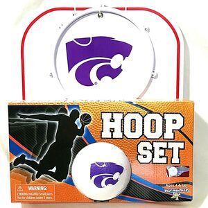 Mini Basketball Indoor Hoop Set Kansas State Wildcats Office Game  Play Monster